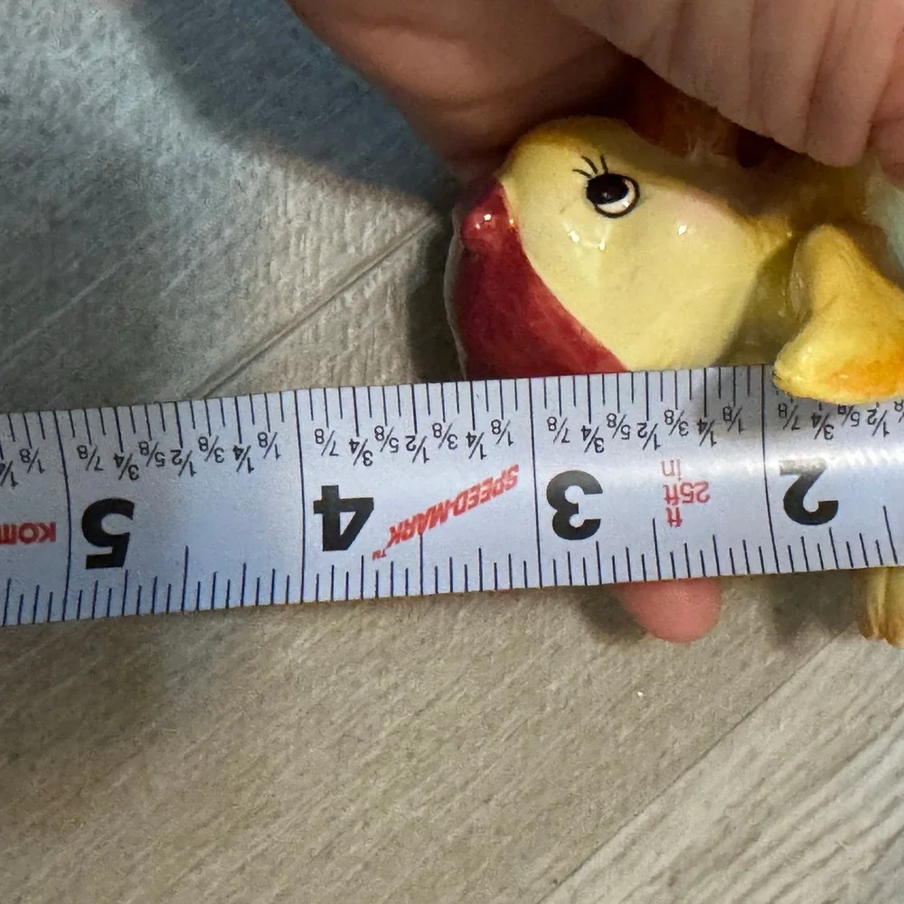 Vintage Anthropomorphic Duck Figurine Japan Hand Painted Collectible Bird‎